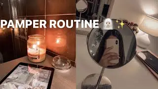 La mia PAMPER ROUTINE🧖🏼‍♀️ *relaxing & peaceful*