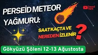 Perseid Meteor Yağmuru 2025 Ne Zaman, Saat Kaçta? | 12 Ağustos Yıldız Kayması Türkiye’den İzlenecek!