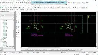 ePlan Tips,  How to specify parts data to several terminals at same time