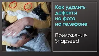 Как убрать дефект на фото на телефоне в Snapseed. Android и Iphone.