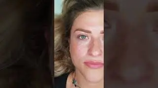 Брови  татуаж сразу после процедуры