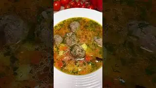 Simple and Delicious Soup with Meatballs 