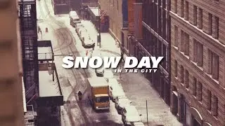 35mm Film in a Manhattan BLIZZARD