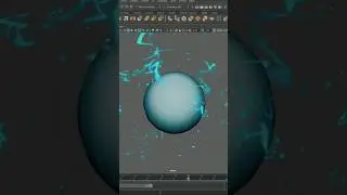 Create Anime-Style Energy Ball VFX in Maya 