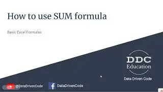 Sum Formula   Basic to Advanced Excel Tutorials in Hindi