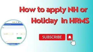 I How to apply NH or Rest in HRMS Railway | I Rajesh I Welcome to my information Center Channel I