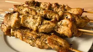 Шашлык из свинины ! Без возни и заморочек ! Шашлык в духовке на шпажках.