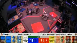 FTC Relic Recovery Detroit Championship Event Finals Match 1 - Livestream