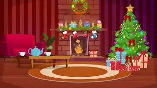 🎄❄️ Christmas Xmas Backgrounds HA013 Fireplace 2 of 5 🎅🦌