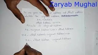 Physical Address Of assembly language 8086 microprocessor in Urdu | Hindi