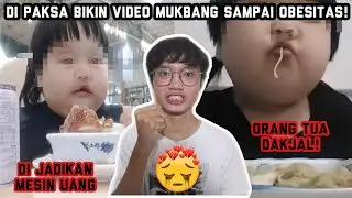 3-YEAR-OLD CHILD FORCED BY PARENTS TO MAKE MUKBANG VIDEOS FOR MONEY!! SO POOR...