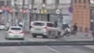 Главный десантник завалил байкера на выделенке