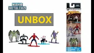Jada Toys Metals Die Cast Nano Metalfigs - 5 Pack Marvel UNBOX