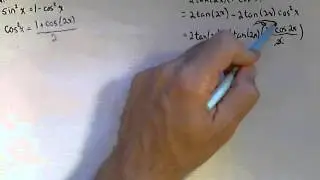 verify trig identity