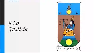 Egyptian Tarot: 8 Justice