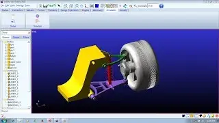 Suspension System Test in MSC ADAMS VIEW