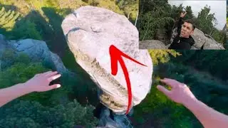 Parkour Day 41  I repeated @STORROR  command to jump onto the large rock 🪨.