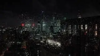 London | Rain On Window Sounds | To Help You Sleep & Study | 4K | 8hrs