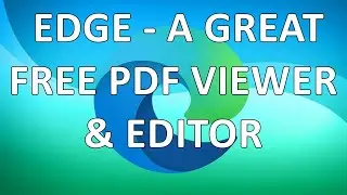 How to use Microsoft Edge as a PDF editor