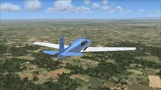 Перелет Минеральные воды - Нальчик. Самолет - Mooney Bravo G1000 FSX.