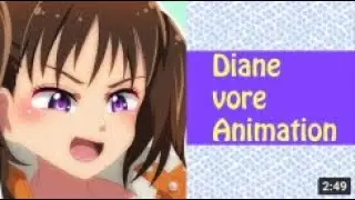 【vore】Diane vore Animation【丸呑み】but its accurate