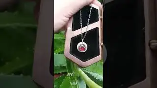 Red Garnet Pendant Making - Silver Soldering/ Gem Setting Project Step by Step Medium Level
