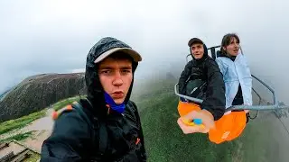 NIE SPODZIEWALIŚMY SIĘ TAKICH WARUNKÓW NA SZCZYCIE!😨 *ekstremalnie*