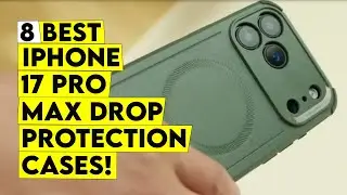 Best iPhone 17 Pro Max Drop Protection Cases 2025🔥 – Top 8 Picks