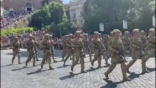 Festa della Repubblica 2023: Parata militare Alpini paracadutisti Ranger