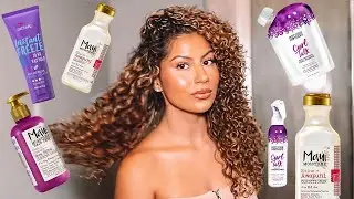 Curly Hair 3b Wash Day Routine! | NEW NYM Curl Talk & Maui Moisture