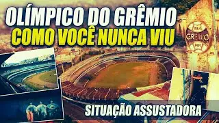 ESTÁDIO OLÍMPICO DO GRÊMIO - Como você nunca viu  | Invasão e Temporal nas Ruínas do Estádio