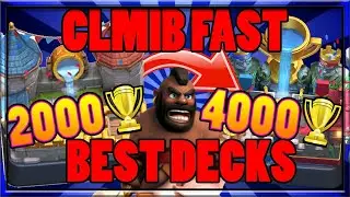 Top 3 Best Decks For Trophy Pushing Arena 7-11 Legendary Hog Rider Sparky Clash Royale Strategy Tips