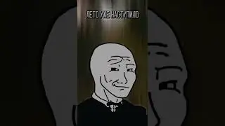 ЛЕТО УЖЕ НАСТУПИЛО? Также оно и быстро пройдёт... #мем #shorts #лето