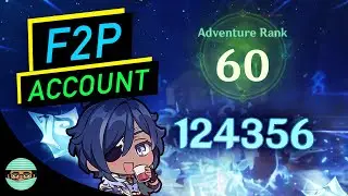 Yoimiya & C6 Kaeya Free to Play Account Showcase | AR60 Artifact Builds & Weapons | Genshin Impact