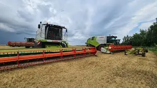 начало уборочной 2022 г.claas tucano 580.немного обо всем.