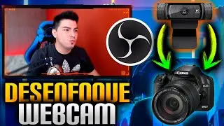 Convierte tu WEBCAM 2.0 en una CÁMARA REFLEX (Efecto desenfoque en el fondo) FÁCIL 😎🎥
