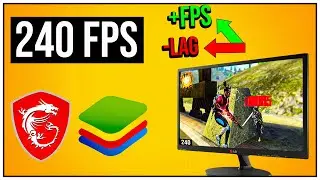 Msi app player + Bluestacks⚡ 240FPS ⚡ تشغيل فري فاير على 🖱️