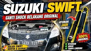 Suzuki Swift Pasang Shock Belakang Original