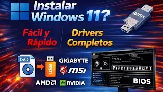 How to Install Windows 11 USB 2026 | What to do after building a gaming PC | NVIDIA AMD Drivers