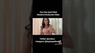 Porn Star April O'Neil Super A.J.S. Handbra Introduction Video