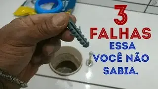 3 FALHAS GRAVES NA INSTALAÇÃO DE VASO SANITÁRIO[ COMO EVITAR.