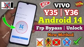 🚀 Vivo Y35 / Y36 5g Frp Bypass Android 14 | New Security Update  | Without Computer |