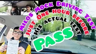 Milos Mock Driving Test just One Before He Passed His Actual Test
