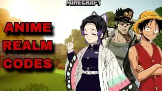 *NEW* BEST ANIME REALM CODES FOR MINECRAFT BEDROCK EDITION!