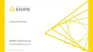 Export Data from a KNIME workflow into a Tableau report