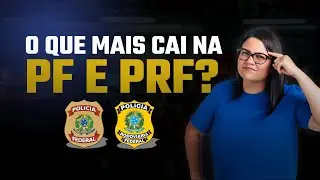 Concurso PF, Concurso PRF: Matérias mais importantes da Policia Federal e Policia Rodoviária Federal
