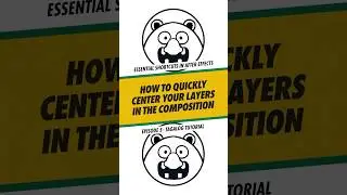 Quickly Center Any Layer in Your Comp | AE Tagalog Tutorial 