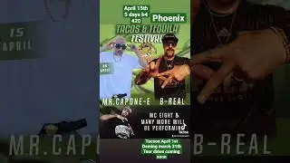 Mr. CAPONE e Arizona run in April April1 tucson 13th Prescott 14th Yuma 15th Phoenix with Quik Breal