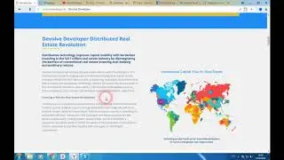 Devolve - первая глобальная платформа недвижимости на базе блокчейн