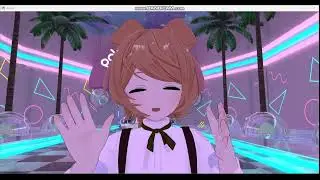 Dorky Nerdy Girl Having an Excited Moment Because of PC VR